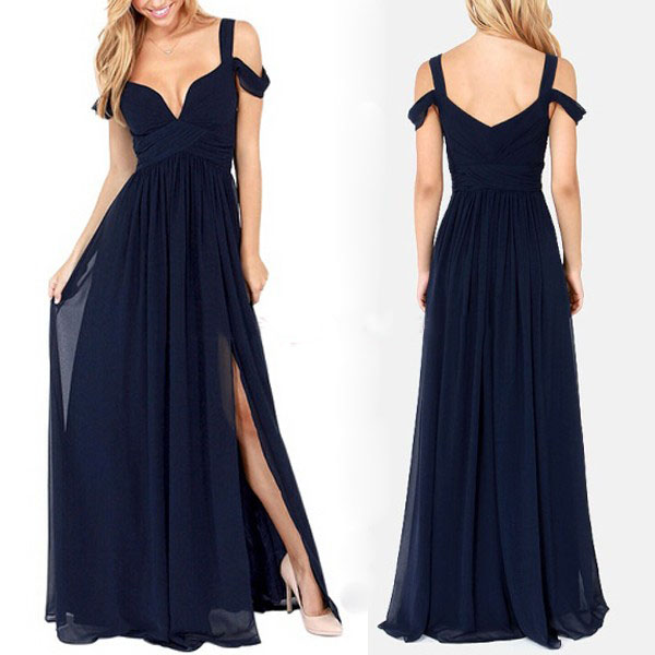 long bridesmaid dress, navy bridesmaid dress, cheap