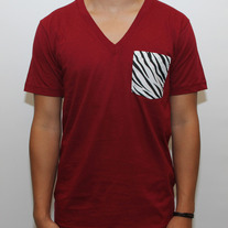 Zebra Lite V-Neck