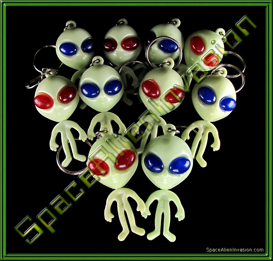 1 BlueEyed Alien Key Chain on Storenvy