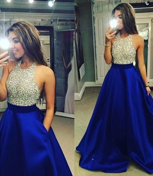 Royal Blue Prom Dresses 2018