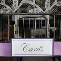 Vintage Style Wedding Card Holder Bird Cage