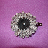 Black and White Hair Clip