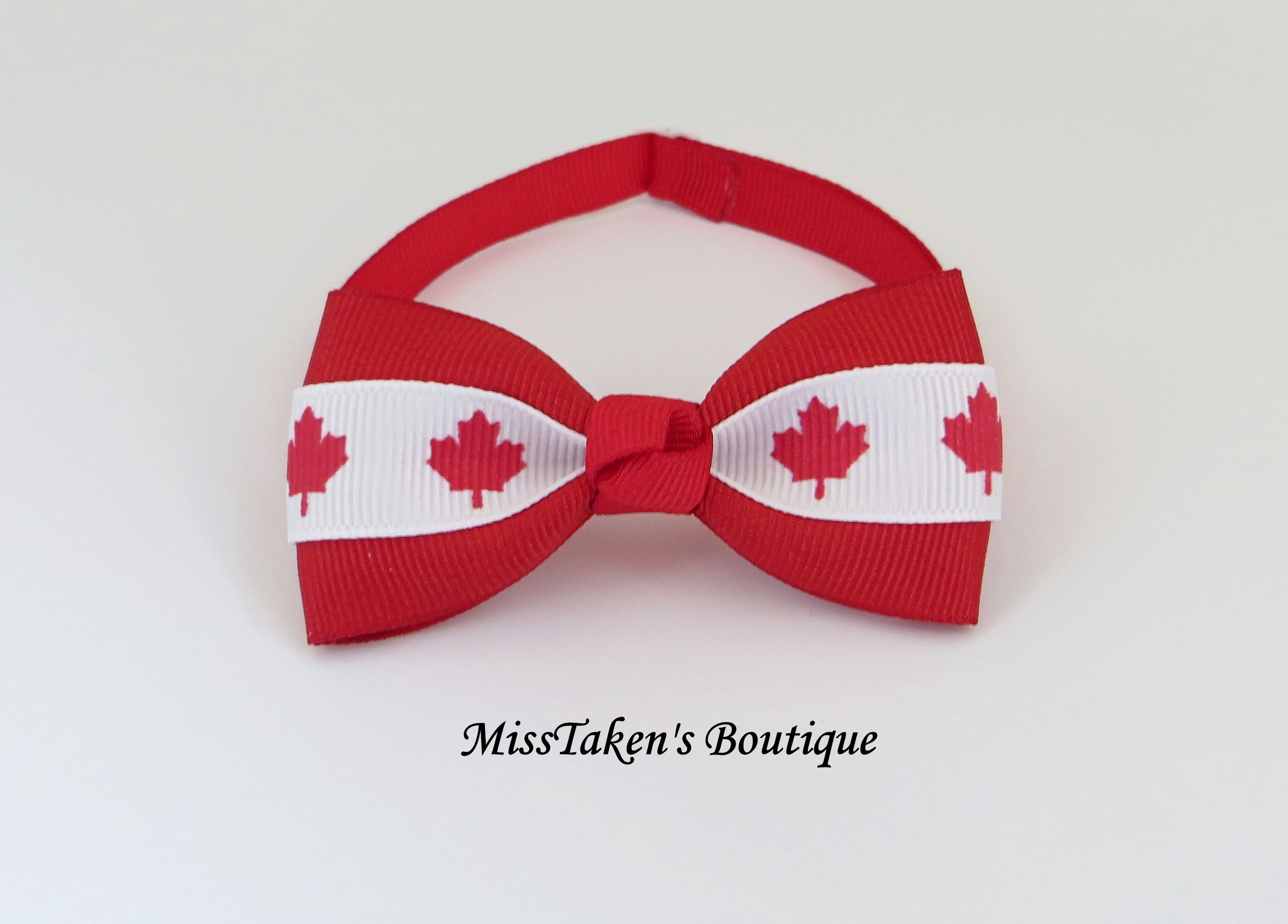 Canada Day Bow Tie · MissTaken's Boutique · Online Store Powered by