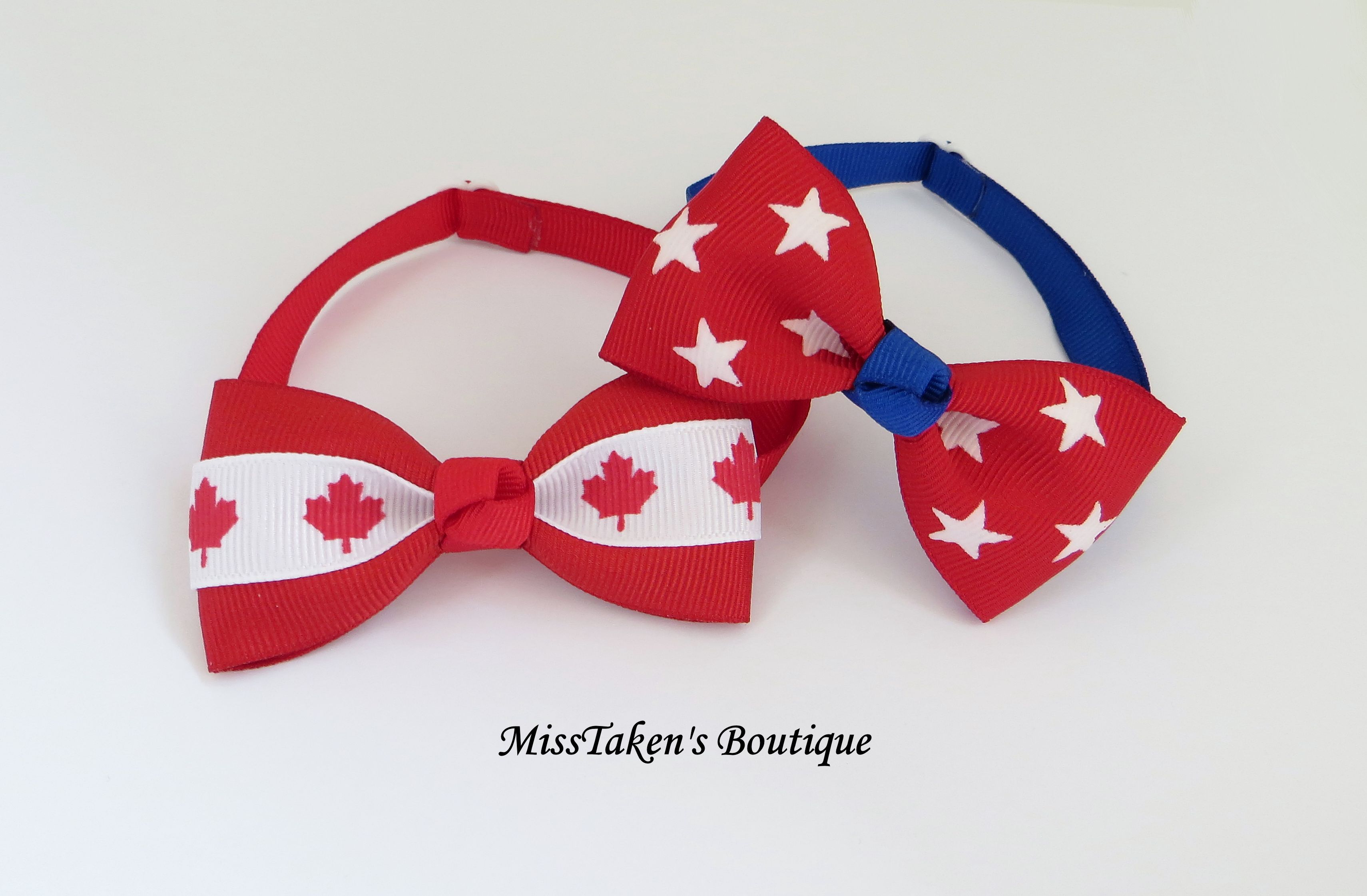 Canada Day Bow Tie · MissTaken's Boutique · Online Store Powered by