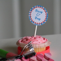 Printable Makeup Party Circle Labels