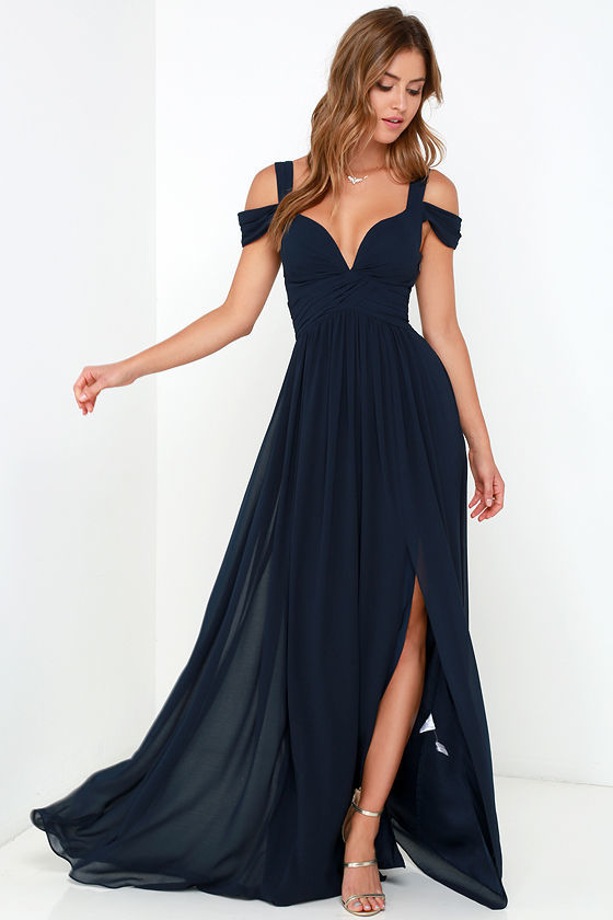 Elegant Navy Blue Dresses