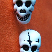 Skull Post Earrings