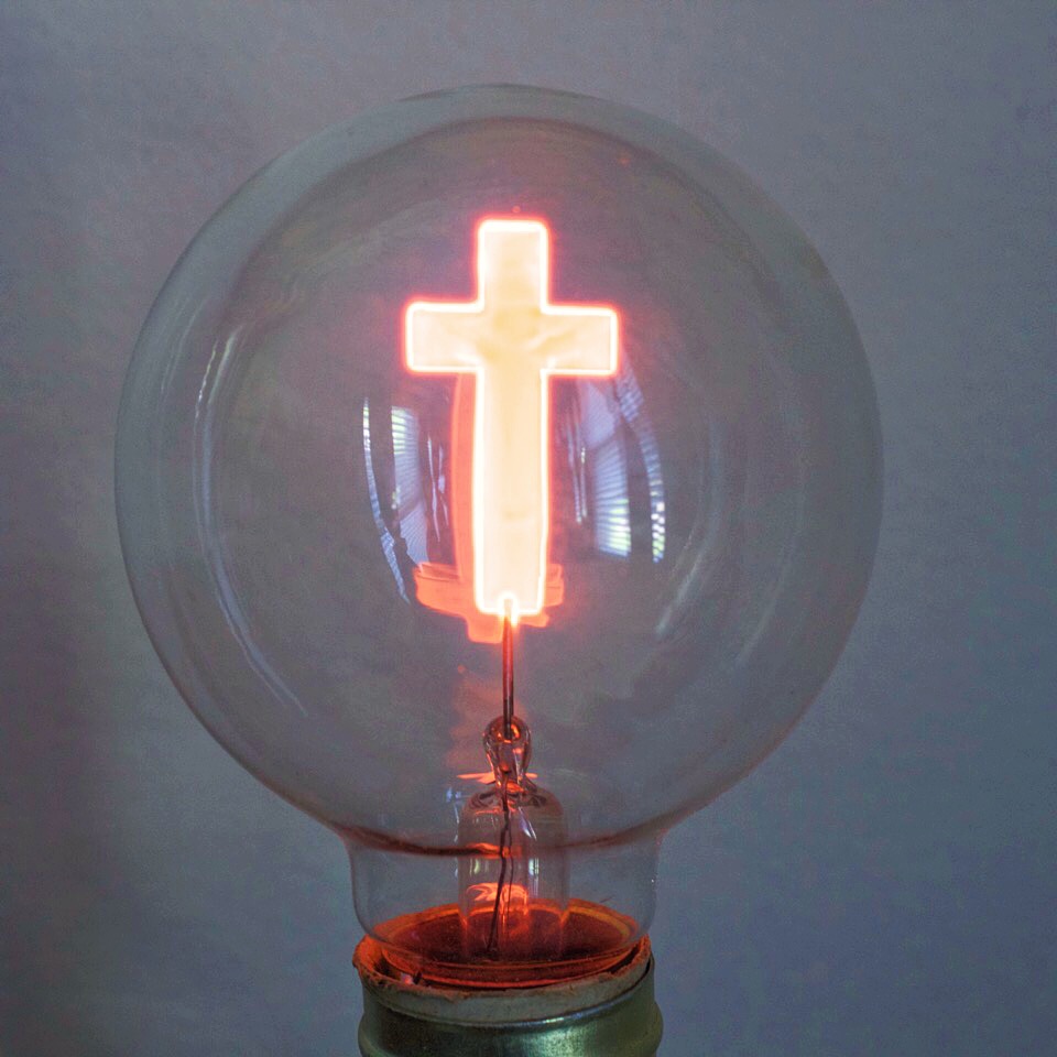 VINTAGE CROSS LAMP on Storenvy