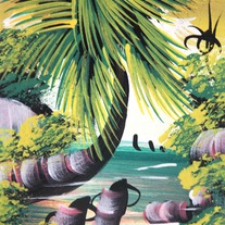 Palm Tree Painting by Mario