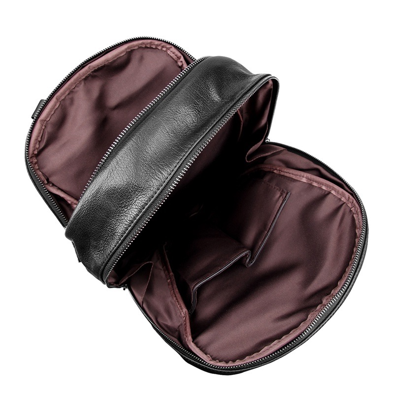 leather sports backpack