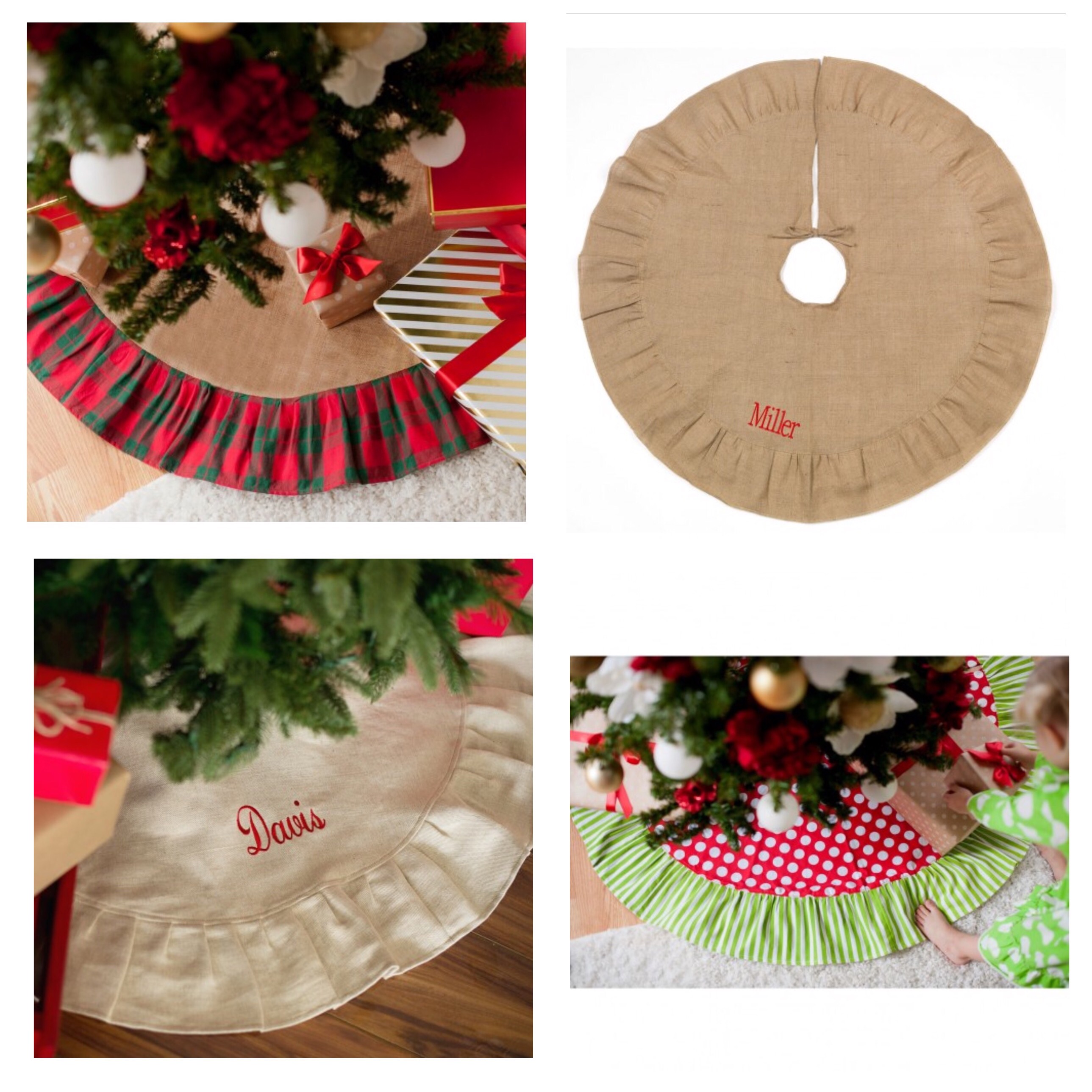 Personalized Christmas Tree Skirts on Storenvy