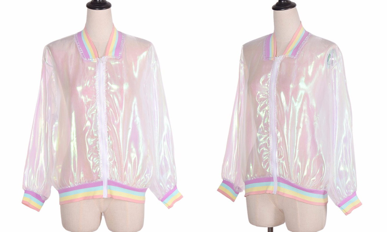 Iridescent Pastel Rainbow Jacket on Storenvy