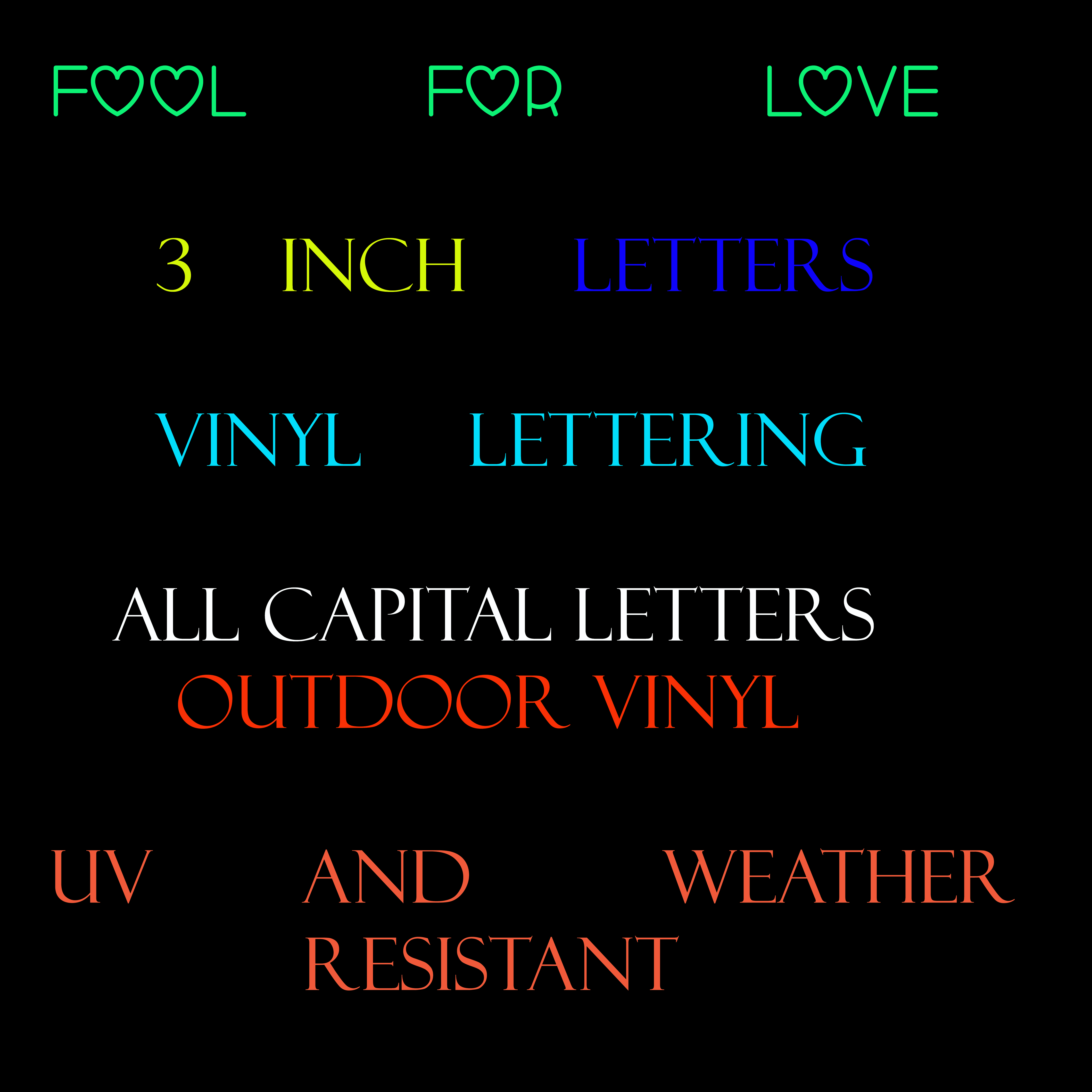 fool for love font vinyl lettering outdoor sticker letters price per vinyl letter