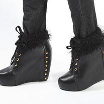 Botin negro o naranja / Ankel Shoes black or orange LS005
