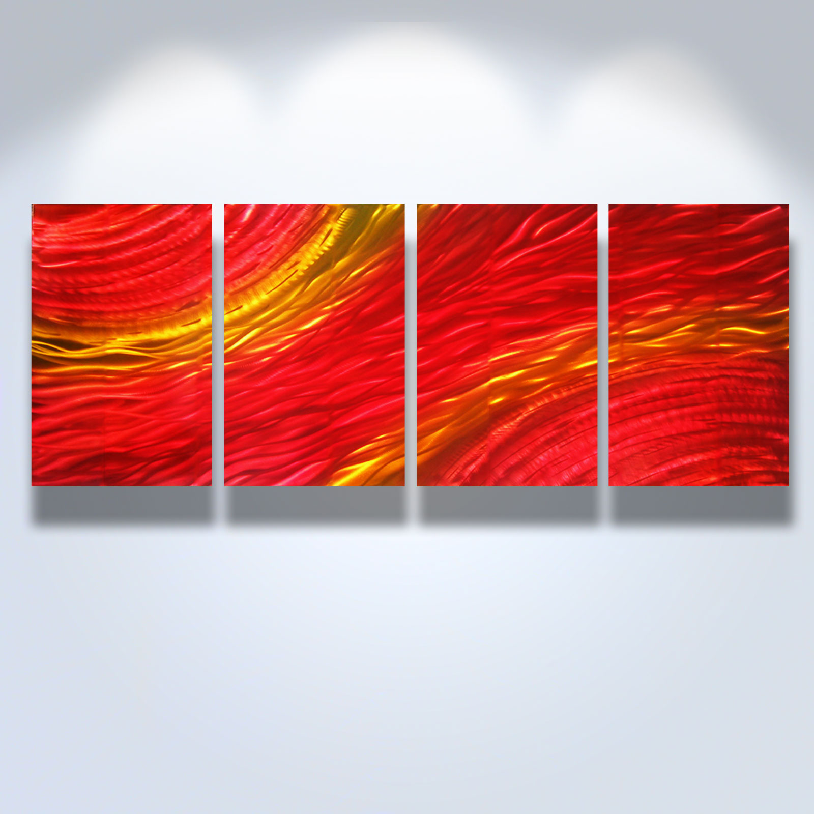 Sunset Metal Wall Art Abstract Contemporary Modern Decor · Inspiring