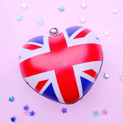 Union flag diamond harajuku party purse