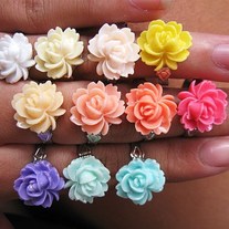 Open Rose Adjustable Ring