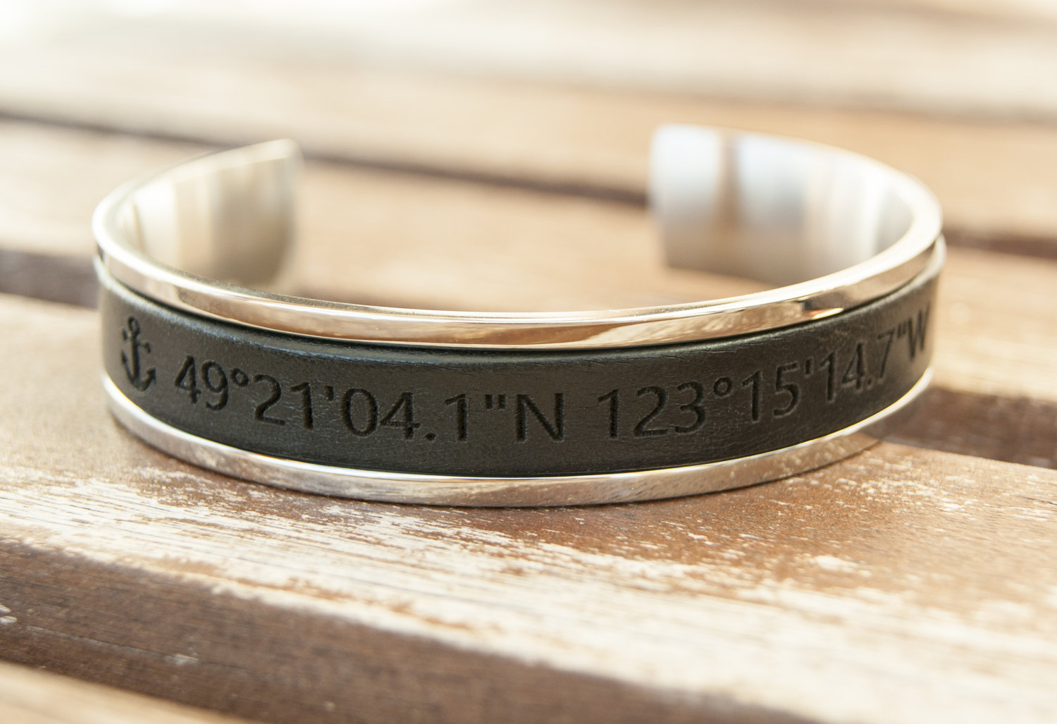 Anniversary gift for Men Gift for husband Custom Bracelet Birthday Gift