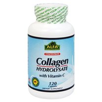 Collagen Hydrolysate with Vitamin C 120 Caps by Alfa Vitamins