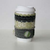Two Tiered Recycled Wool Coffee Cardigan