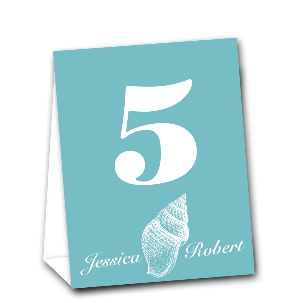 numbered table tent cards
