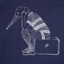 The Traveller T Shirt Unisex Navy