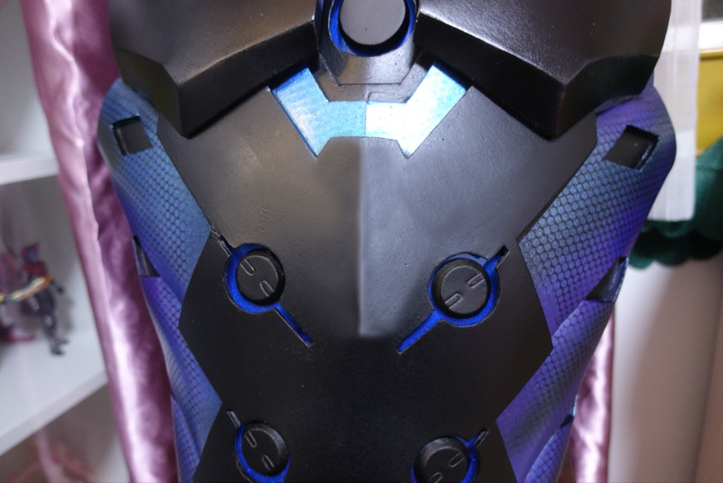 Overwatch Genji Carbon Fiber Skin Cosplay Armor Buy on Storenvy