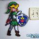 Link Legend of Zelda Ocarina of Time Custom Perler Bead Sprite - Thumbnail 4
