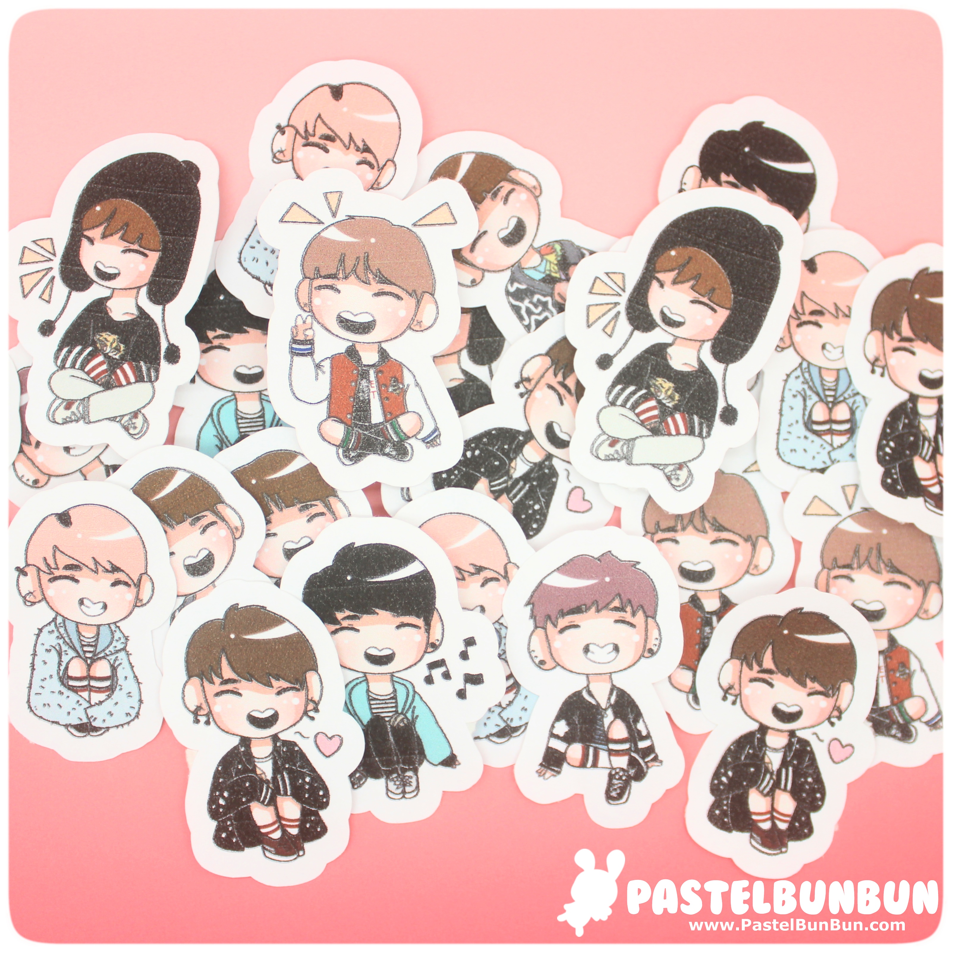 BTS "Bangtan Boys" Sticker Pack · PastelBunBun · Online