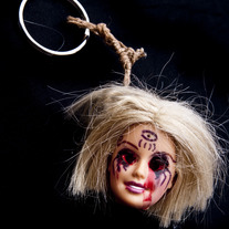 Doll Head Keychain