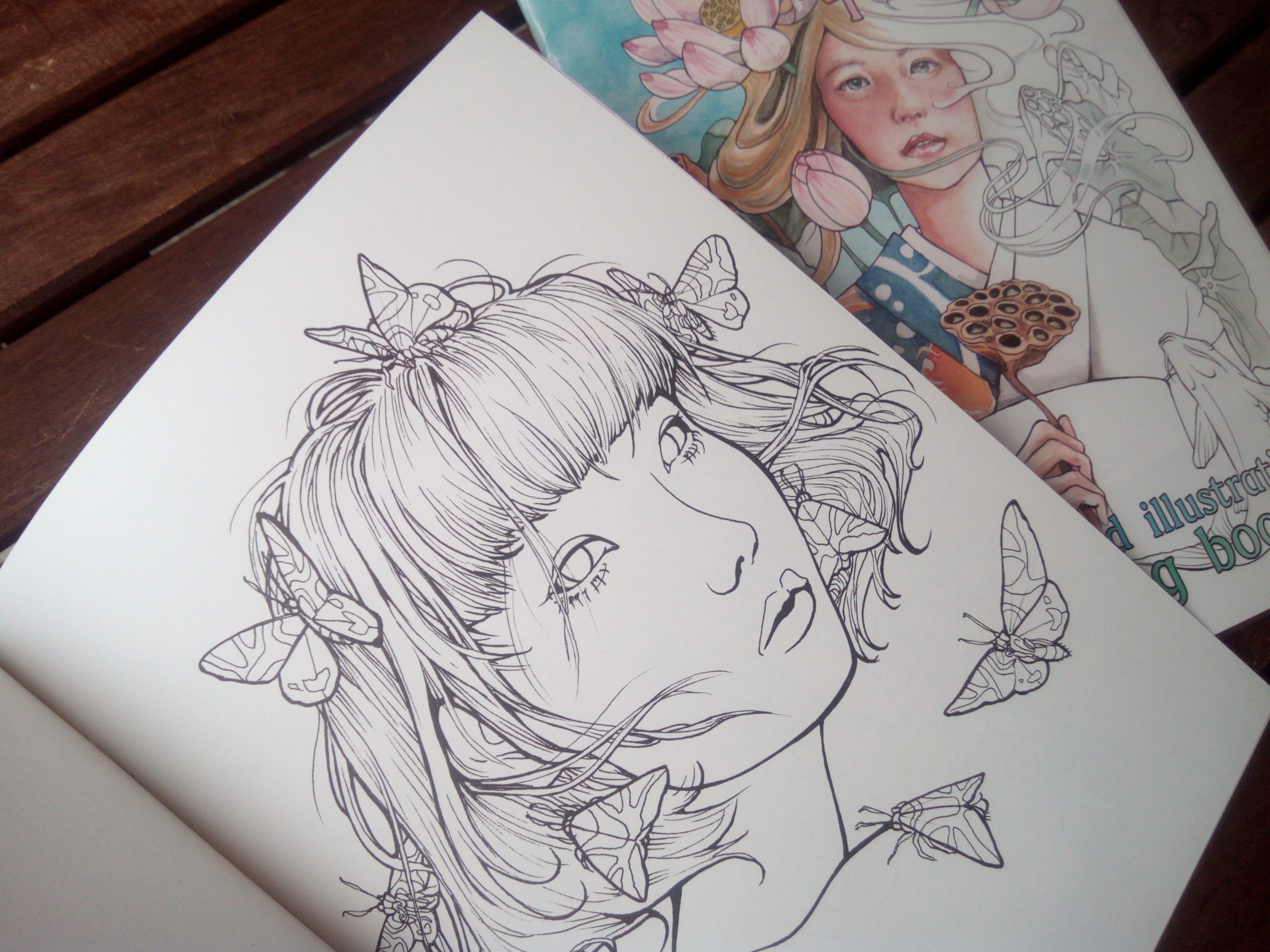 Hana Coloring Page