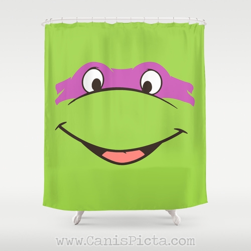 Donatello Tmnt Shower Curtain 71 X 74 Decorative Tv Pop Culture