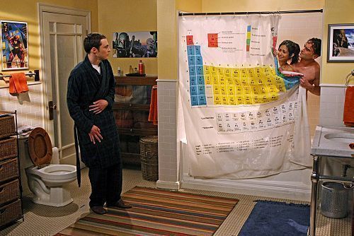Periodic Table Of Elements Shower Curtain As Seen On The Big Bang
