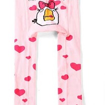 Angry Bird Pink with Hearts Legging Pants