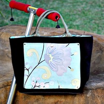 Silver Flower Handbag - Mother's Day Special - Was $80 Now $50