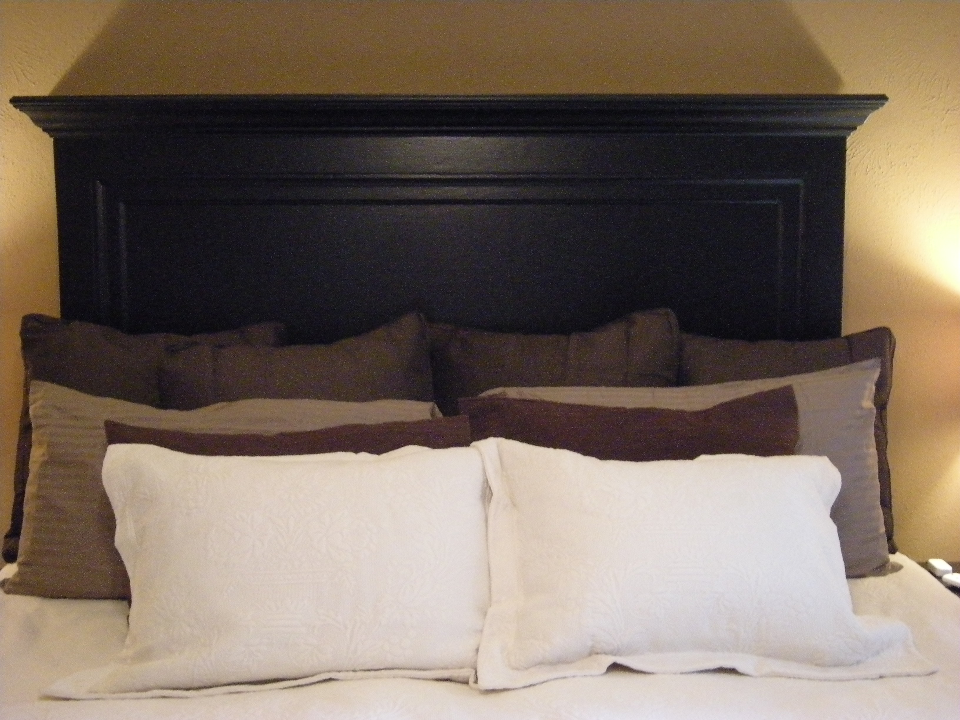 King Size Headboard Made From Old Doors