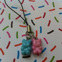 Mini Gummi Bears Cell Phone Strap