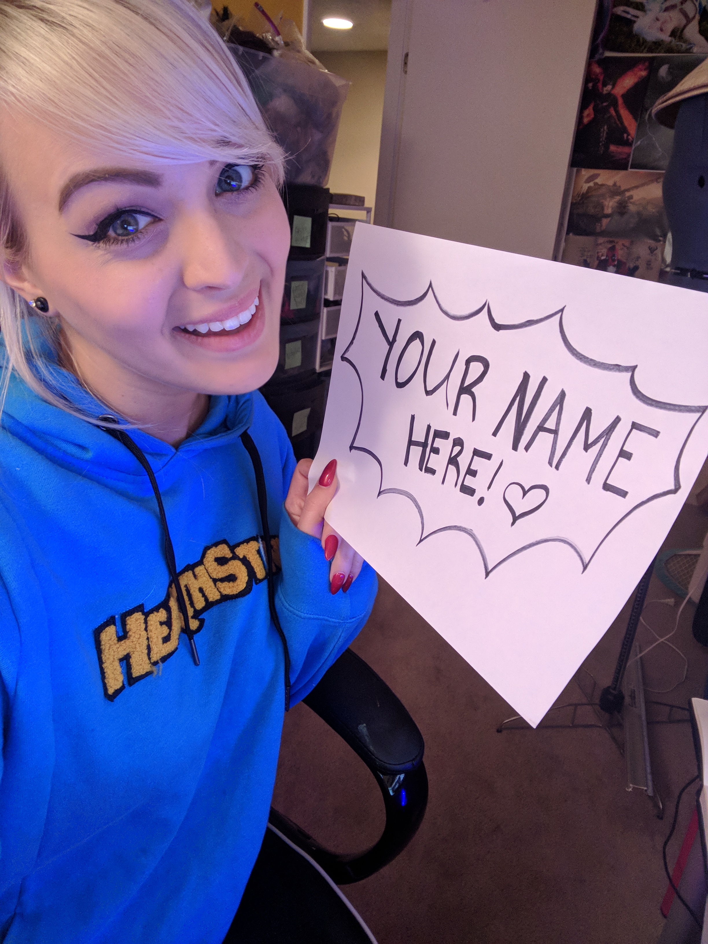 digital fan sign danielle