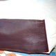 Handbag - Natural Linen with Leather Handles - Thumbnail 4