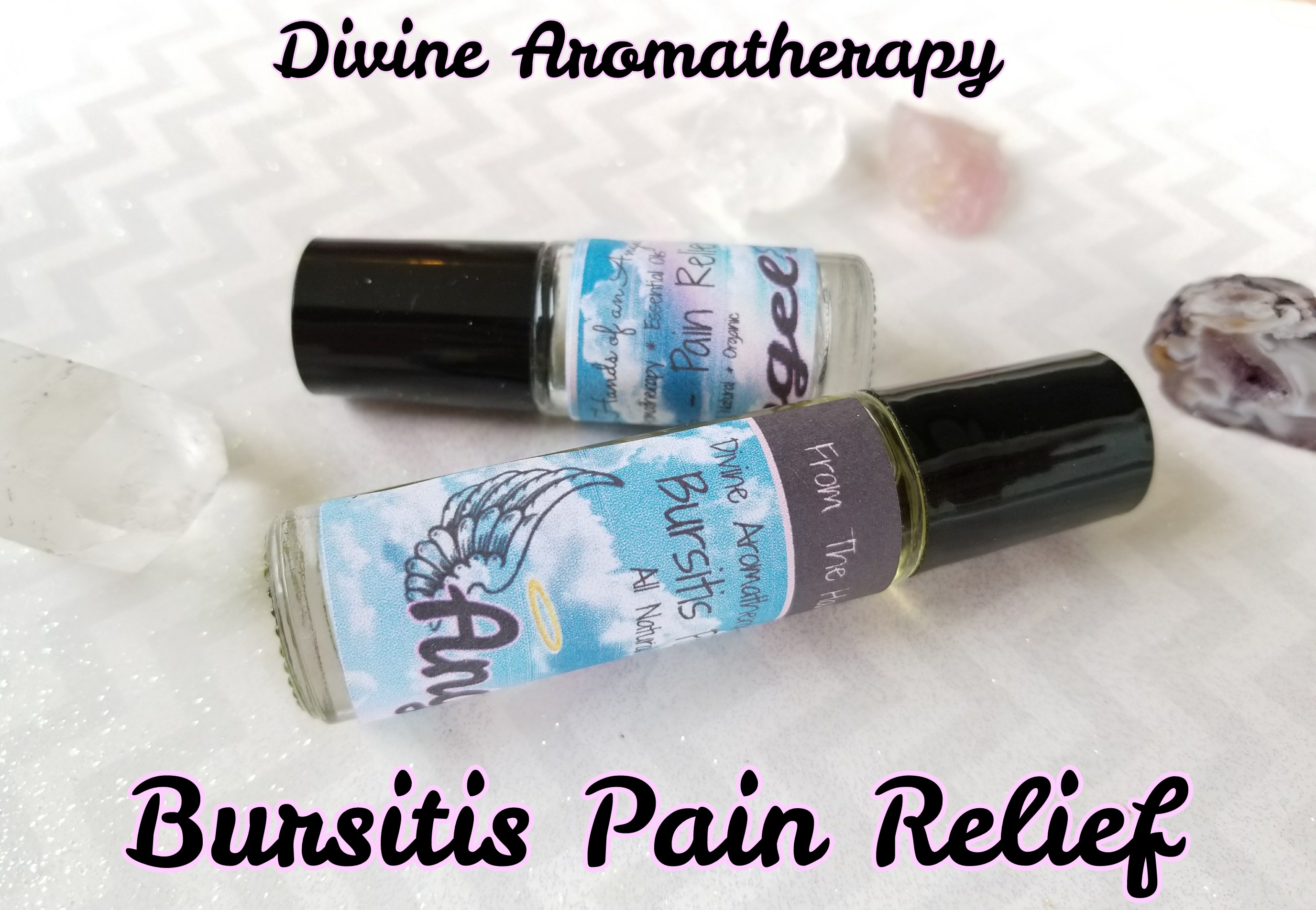 Divine Aromatherapy Bursitis Pain Relief Organic Essential Oils on