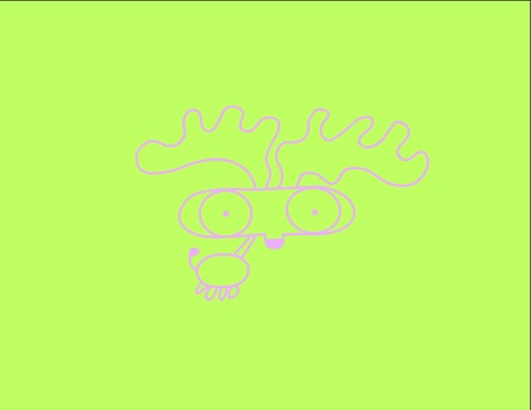 Lime Green Moose Shirt
