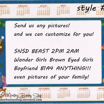 MOUSEPAD- Super Junior, SNSD, DBSK, 2PM, 2AM, B1A4, Boy Friend, Big Bang, Wonder Girls, Brown Eyed Girls, 