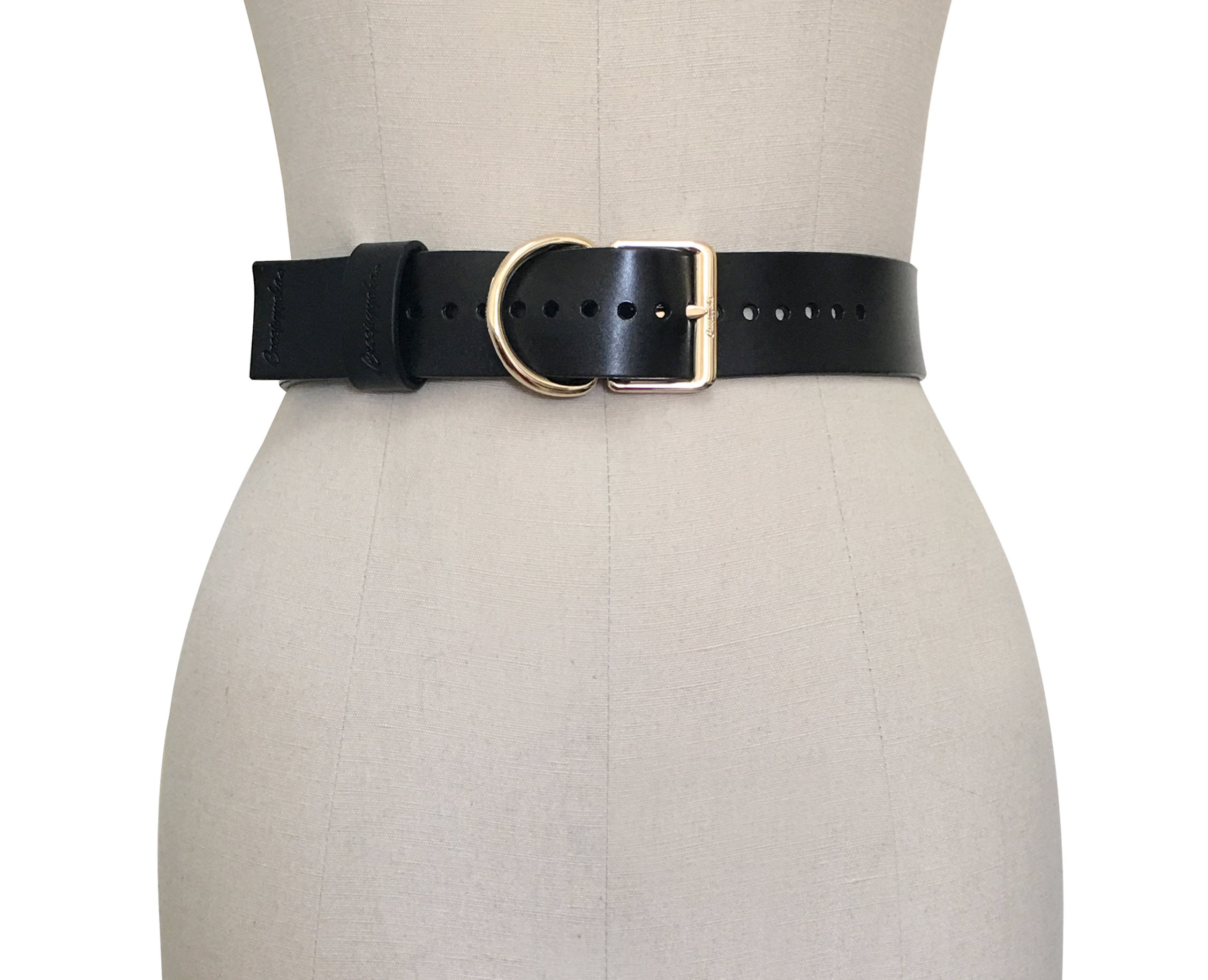 Signature Belt ( Black + Gold ) · CREEPYYEHA · Online Store Powered by
