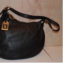 Auther Mini Hobo Shoulder h. FENDI Ostrik Black Calf Leat