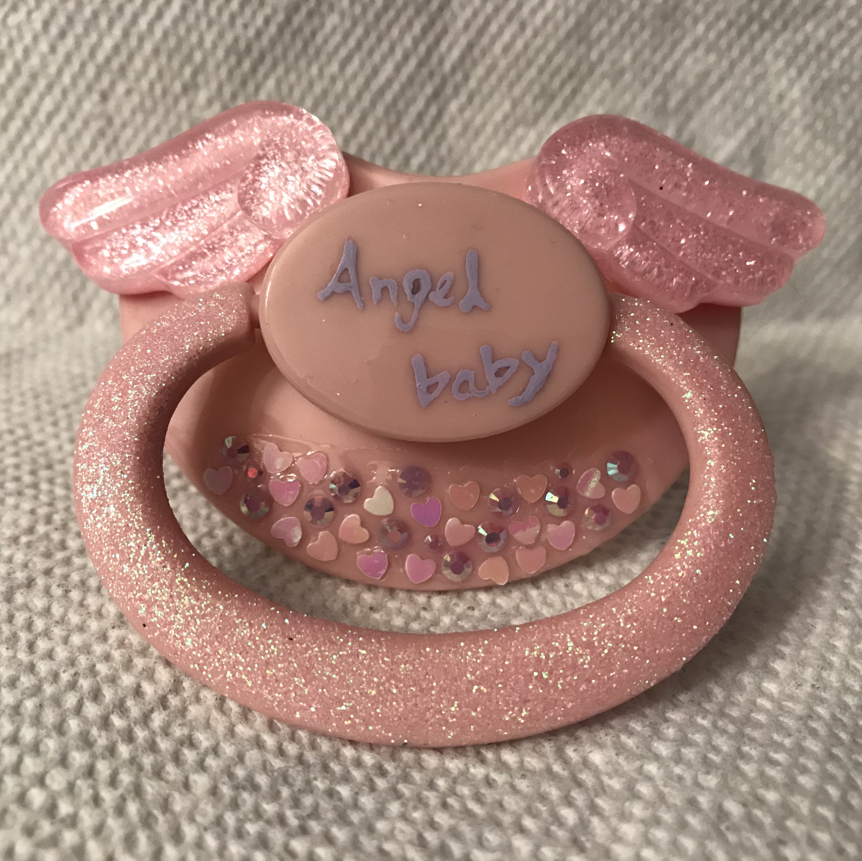 Angel Themed Pacifiers BESTFRIEND PACK (2 pacies) ABDL Adult