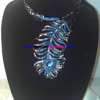 Blue Fishtail Necklace 