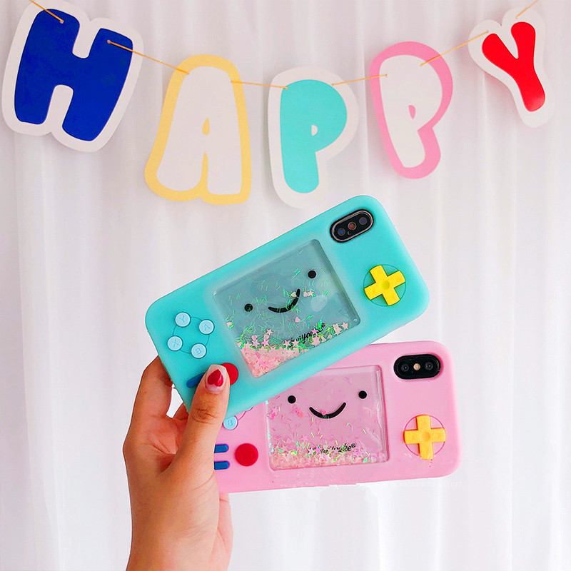 Kawaii Liquid Game Consoles Phone Case for iphone 6/6s/6plus/7/7plus/8