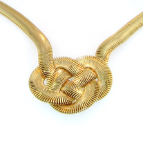 Gold Weave Necklace
