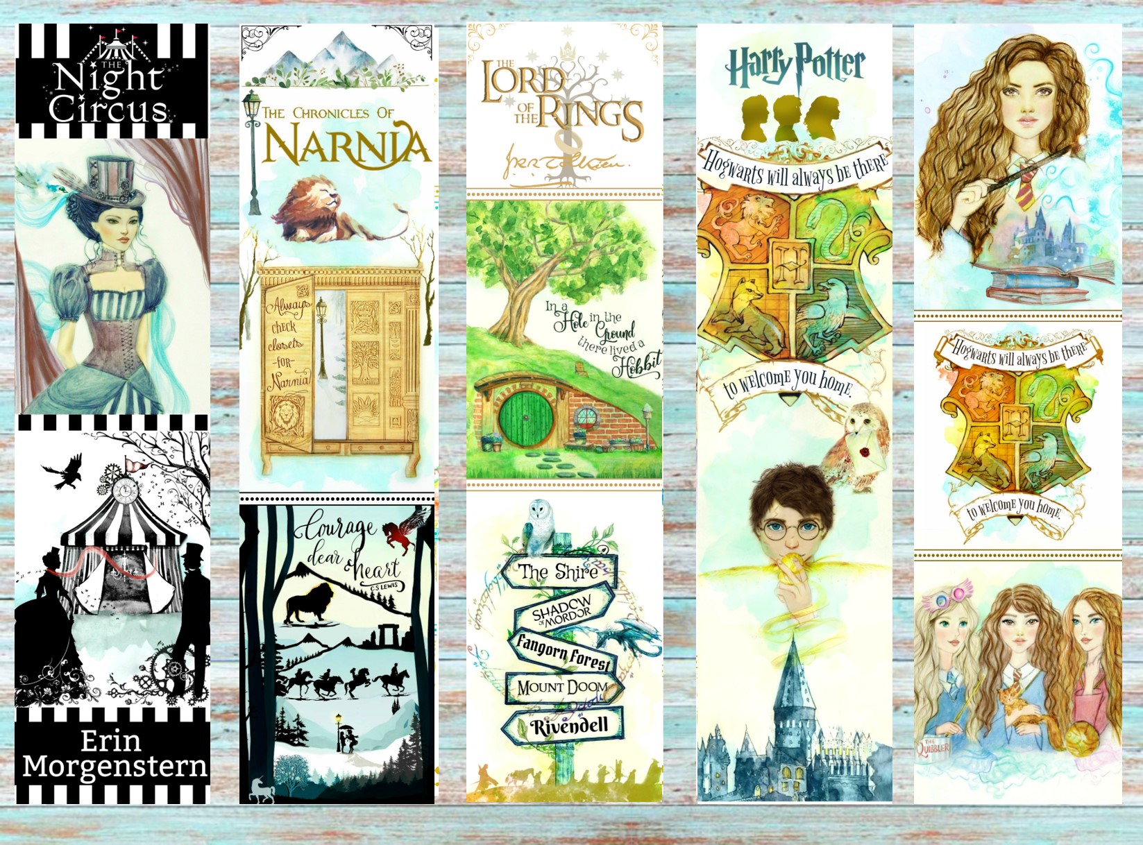 LOTR, Harry Potter Narnia Bookmarks on Storenvy