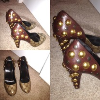 Gucci Babouska Pump Closed Toe W/Studs (39) US9